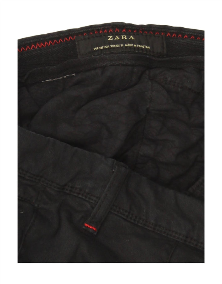 Męskie spodnie chino Zara EU 40 Medium W31 L30 czarne