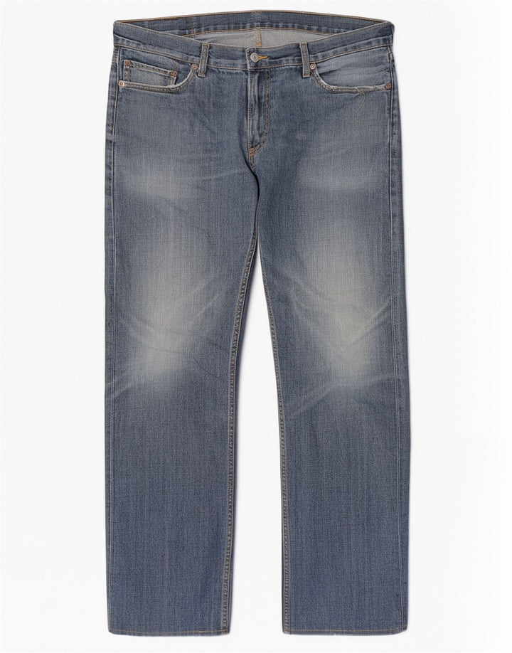Męskie jeansy Levi's 514 Straight W36 L31 Niebieskie bawełniane