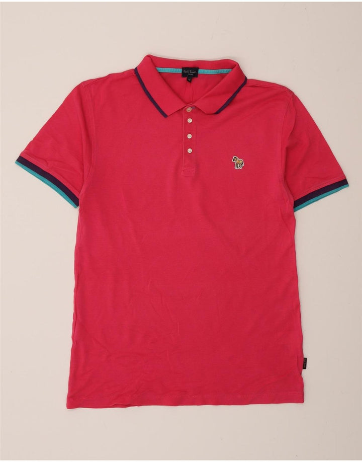 Męska koszulka polo Paul Smith, średnia, różowa, bawełniana