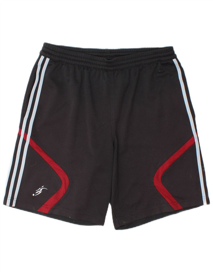 Męskie spodenki sportowe Adidas Climacool, duże, czarne, z blokami kolorów, z poliestru