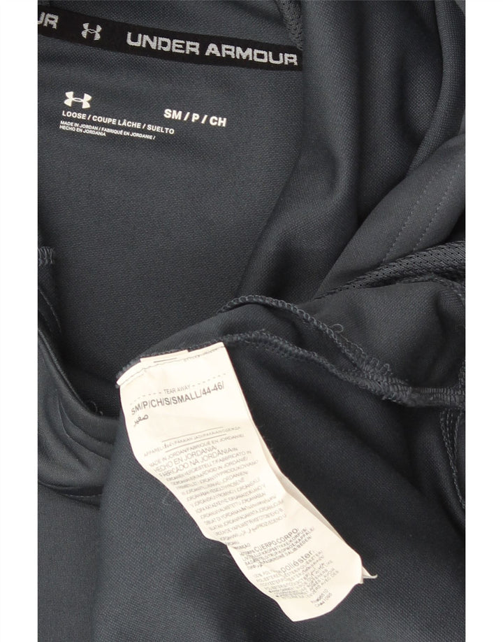 Męski sweter z kapturem Under Armour, mały, szary, poliestrowy