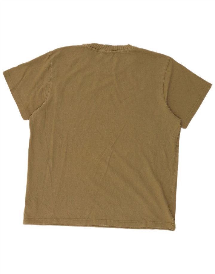 Męski T-shirt G-Star, duży, bawełniany khaki