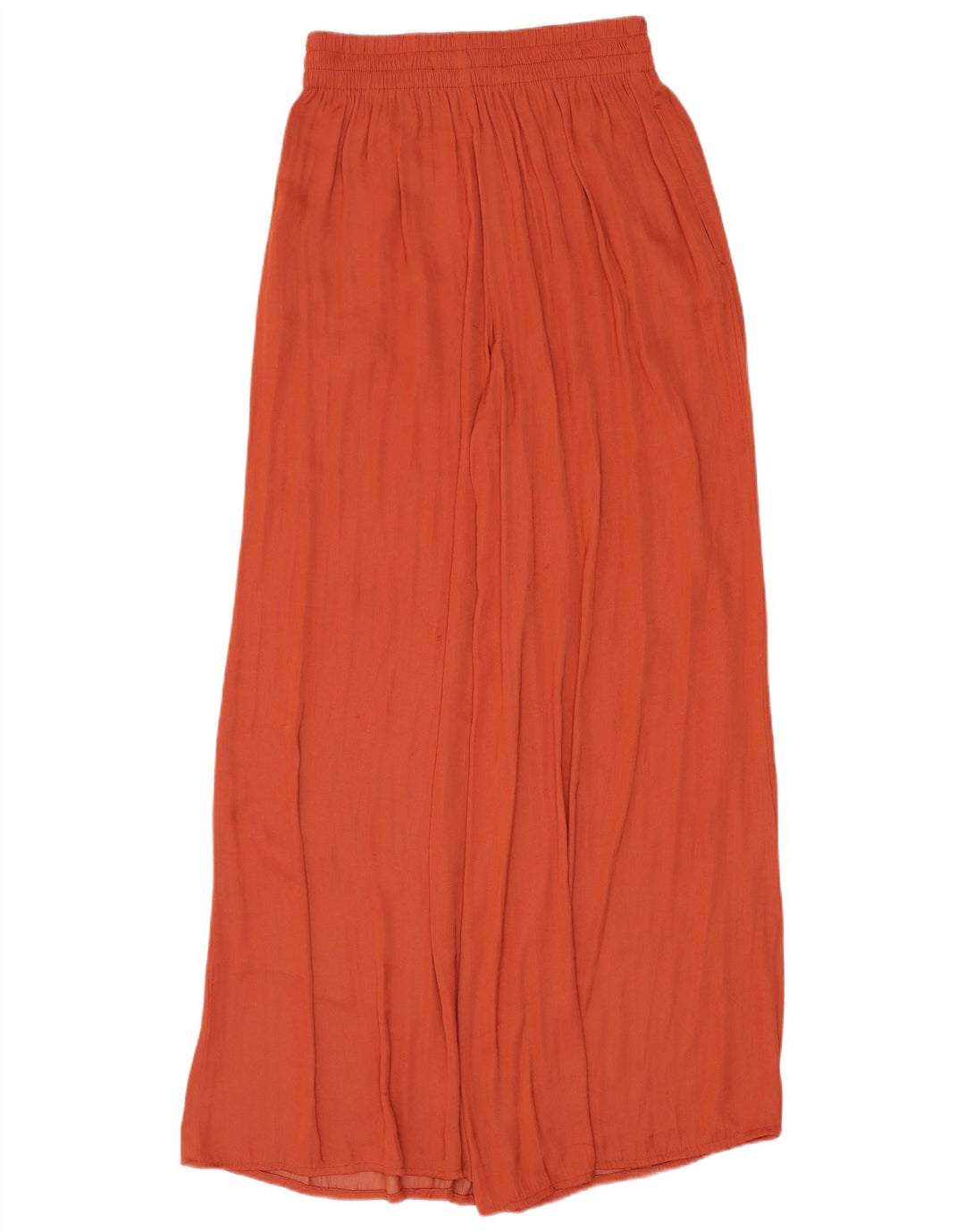 Damskie spodnie z wysokim stanem Zara Cullotes XS W24 L27 Pomarańczowy poliester