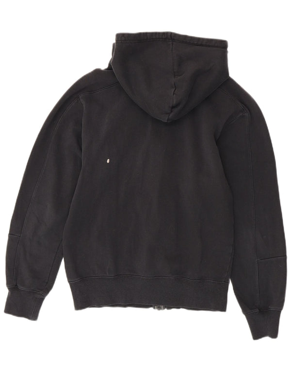 Damski sweter oversize z kapturem i zamkiem błyskawicznym z grafiką Jordan UK 6 XS, czarny, bawełniany