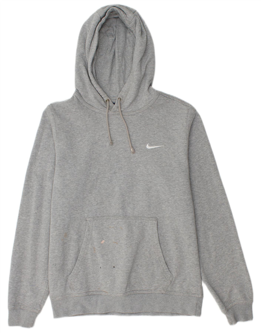 Męska bluza z kapturem Nike, średnia, szara, bawełniana nakrapiana