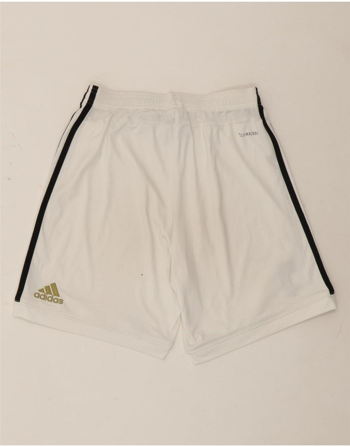Damskie spodenki sportowe Adidas Juventus UK 8, małe, białe, poliestrowe