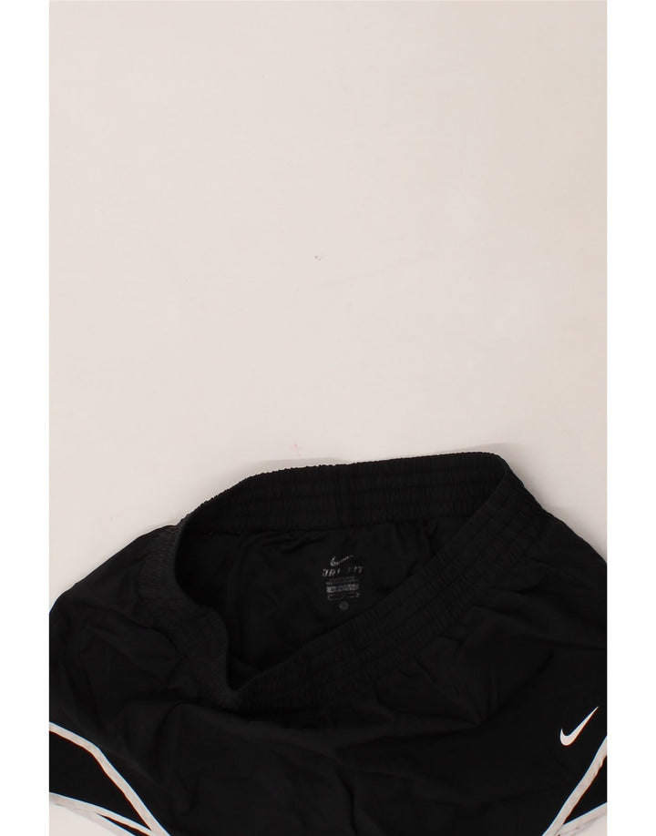 NIKE Womens Dri Fit Sport Shorts UK 12 Medium Black Polyester Vintage Nike and Second-Hand Nike from Messina Hembry 