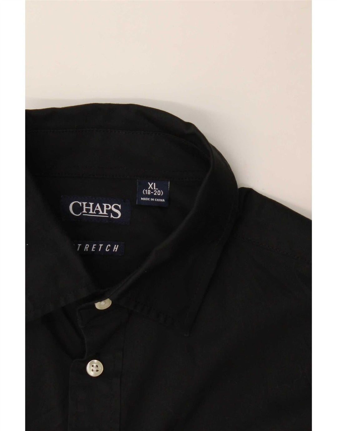 Koszula chłopięca Chaps 15-16 lat XL, czarna, bawełniana