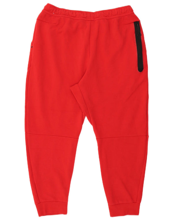 Męskie spodnie dresowe Nike, joggery, 2XL, czerwone, bawełniane
