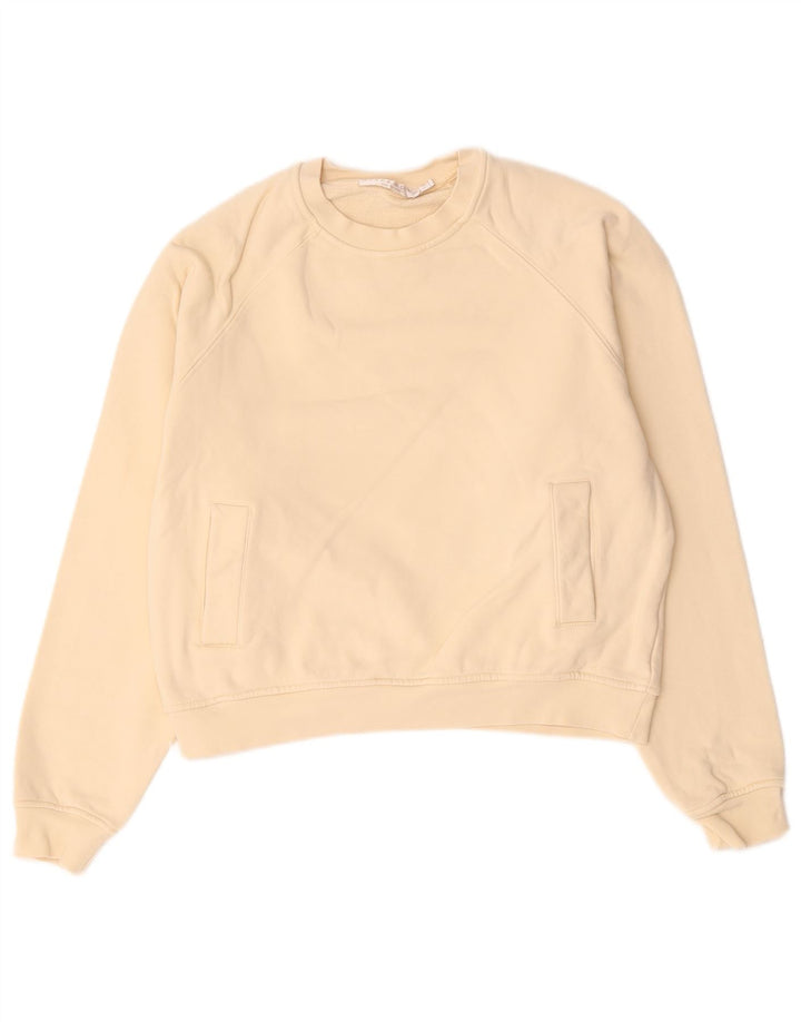 Bluza damska Zara Sweter UK 14 Średni Beżowy Bawełna