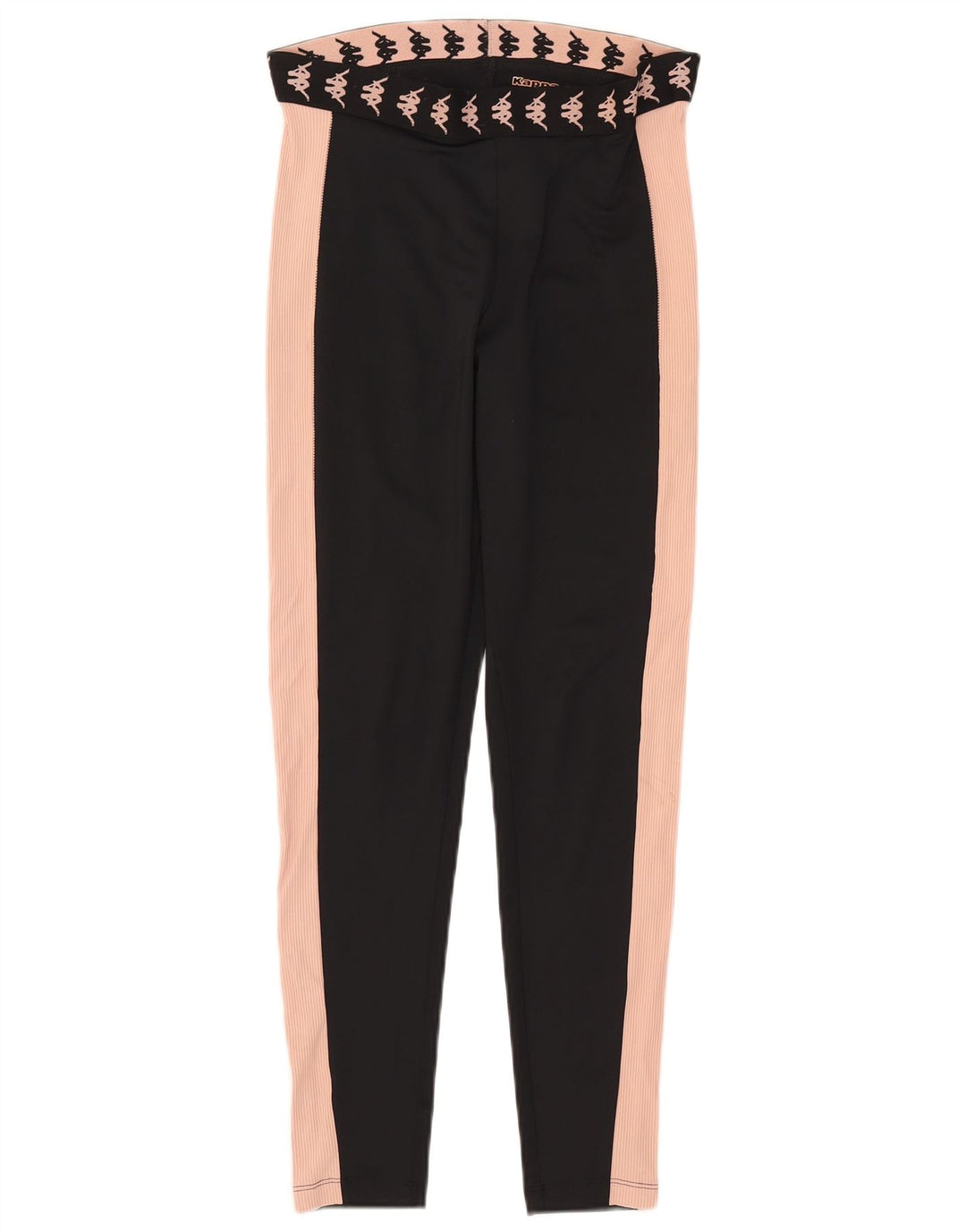Damskie legginsy Kappa Tezenis Graphic UK 12 w kolorze średniej czerni