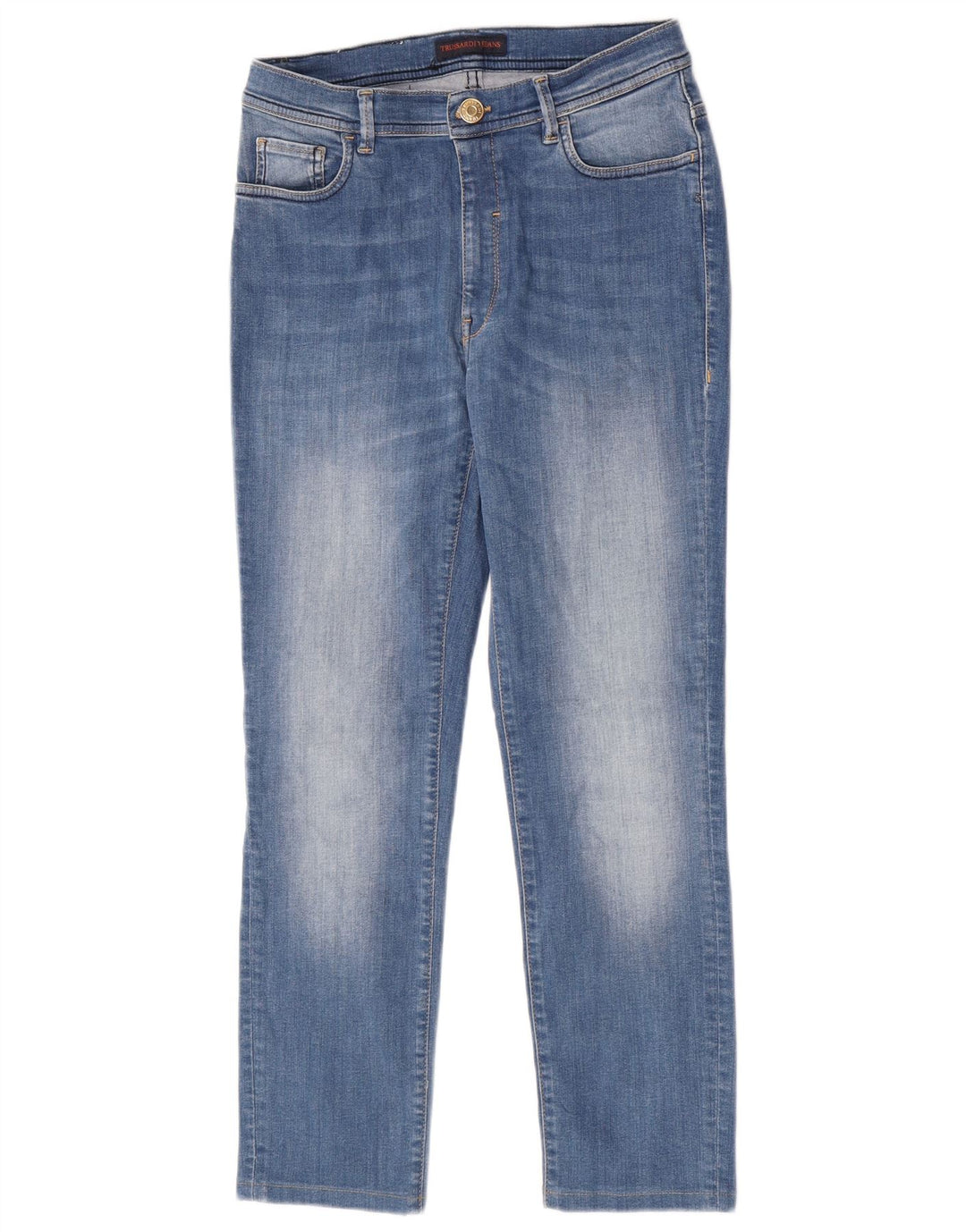 Damskie jeansy Trussardi W31 L26 Niebieskie