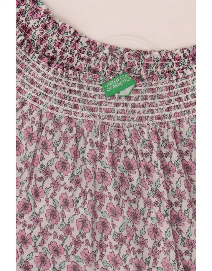 Damska bluzka Benetton UK 16, duża, wielokolorowa w kwiaty