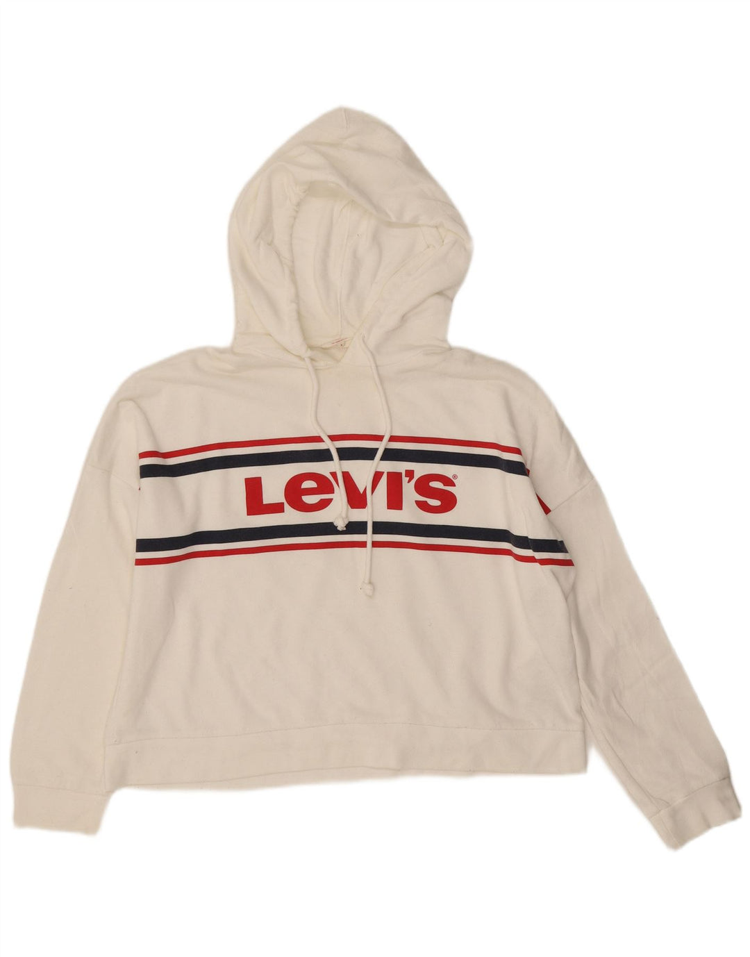 Damski sweter oversize z kapturem Levi's UK 10 w małe białe paski