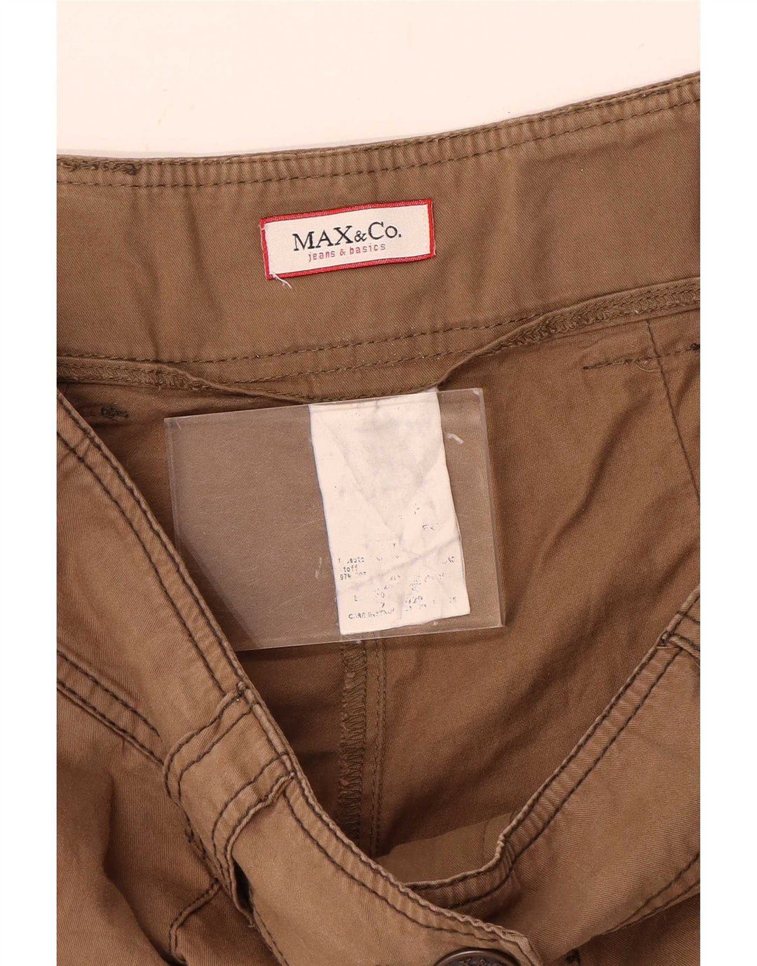 Max&Co. Damskie bermudy W30 średni brąz