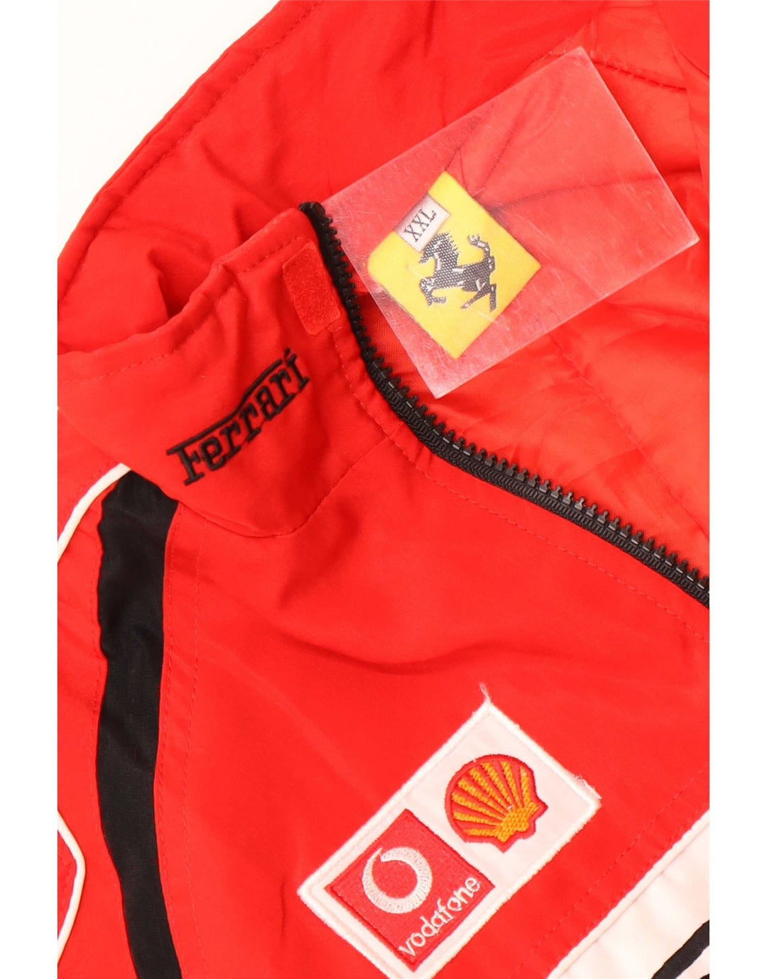 Chłopięca kurtka bomberka Ferrari z grafiką 11-12 lat 2XL w kolorze czerwonym