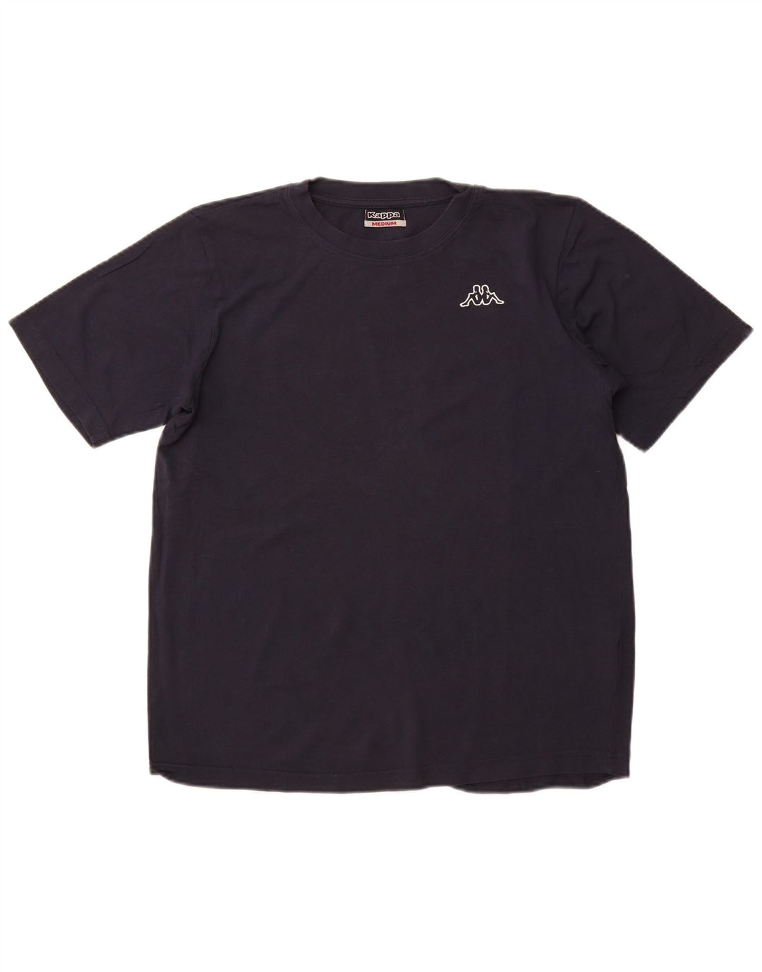 KAPPA Mens T-Shirt Top Medium Navy Blue Cotton
