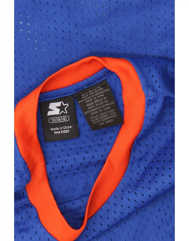 Top chłopięcy - kamizelka startowa 14-15 lat XL, niebieski poliester