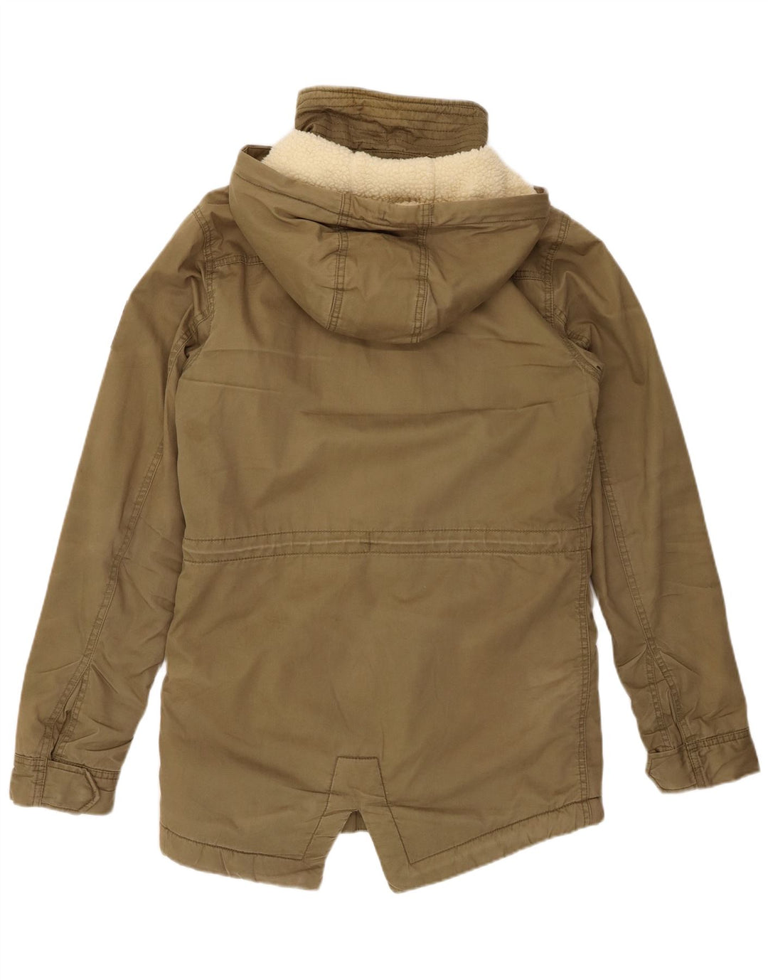 SUPERDRY Męska kurtka Sherpa Parka z kapturem The Rookie UK 36 Small Khaki