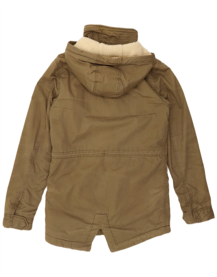 SUPERDRY Męska kurtka Sherpa Parka z kapturem The Rookie UK 36 Small Khaki