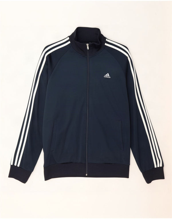 Adidas Męska bluza dresowa, średnia granatowa, poliester