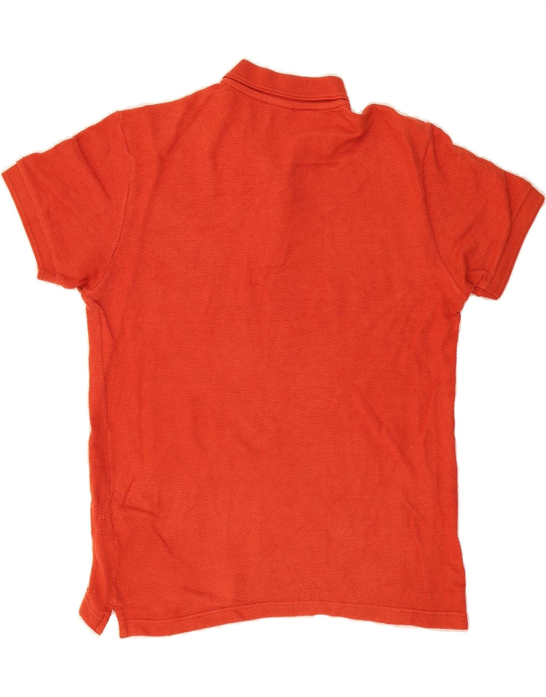 ZARA Mens Polo Shirt Large Red Cotton Vintage Zara and Second-Hand Zara from Messina Hembry 