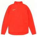 Męski dres Nike Dri Fit z zamkiem błyskawicznym i dużym czerwonym blokiem kolorów