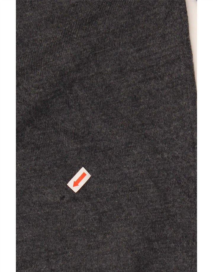 Męski sweter Zara z dekoltem w kształcie litery V, XL, szary
