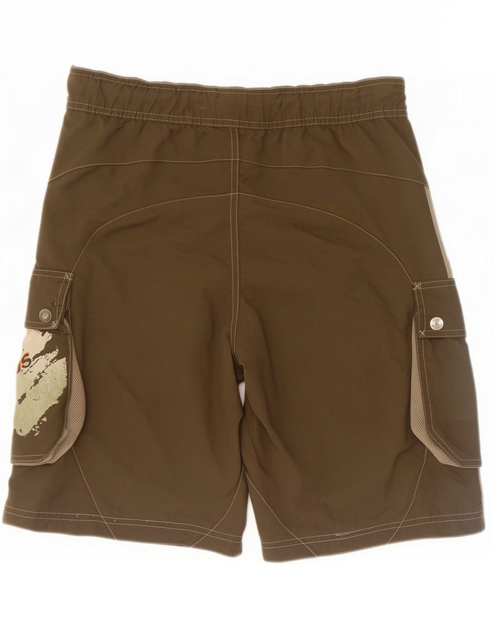 Męskie spodenki kąpielowe Adidas Graphic, małe, khaki, poliamid