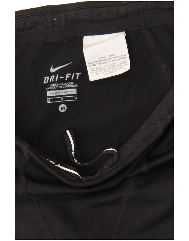Damskie spodenki sportowe Nike Dri Fit UK 12, poliester w kolorze średniej czerni