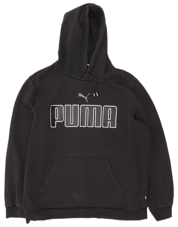 Męska bluza z kapturem Puma z grafiką XL, czarna, bawełniana