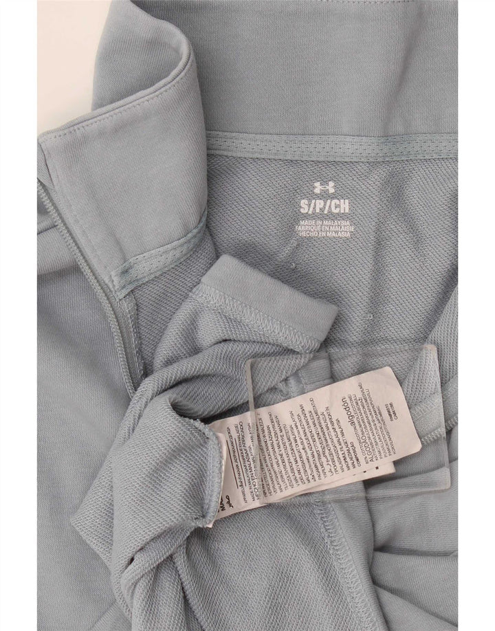 Damska bluza oversize z zamkiem błyskawicznym Under Armour UK 10, mała, szara