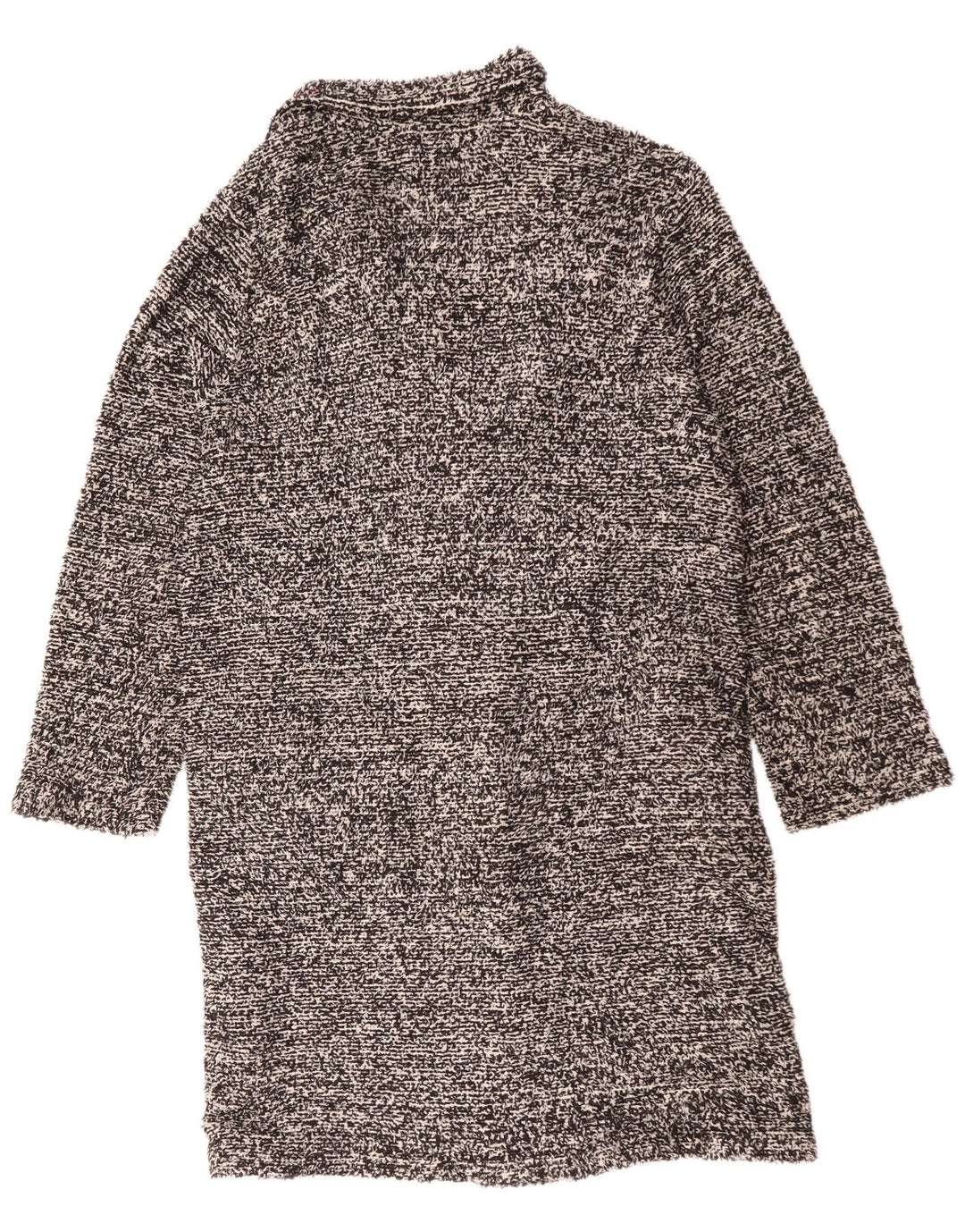 MARKS & SPENCER Damski płaszcz oversize z autografem UK 18 XL, szary, nakrapiany