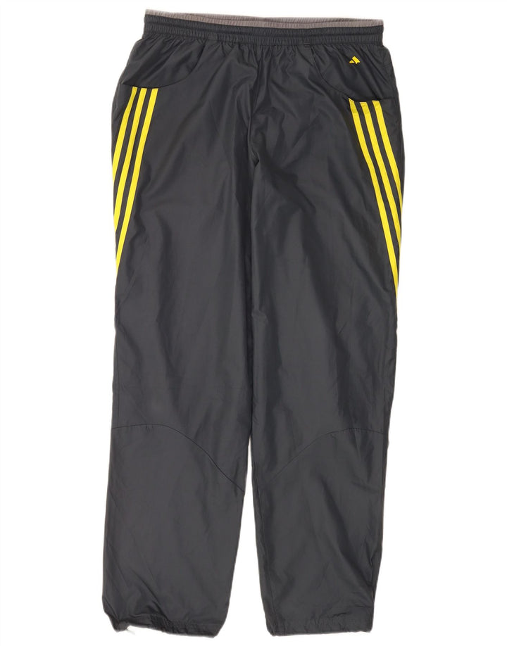 Adidas Męskie spodnie dresowe Joggery Średni szary poliester