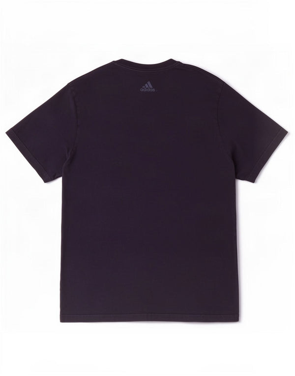 Adidas Mens Graphic T-Shirt Top 2XL Navy Blue Cotton