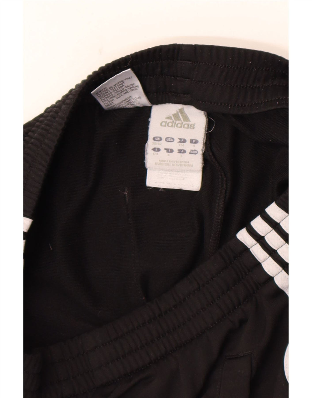 Męskie spodnie dresowe Adidas UK 38/40 Średni czarny poliester