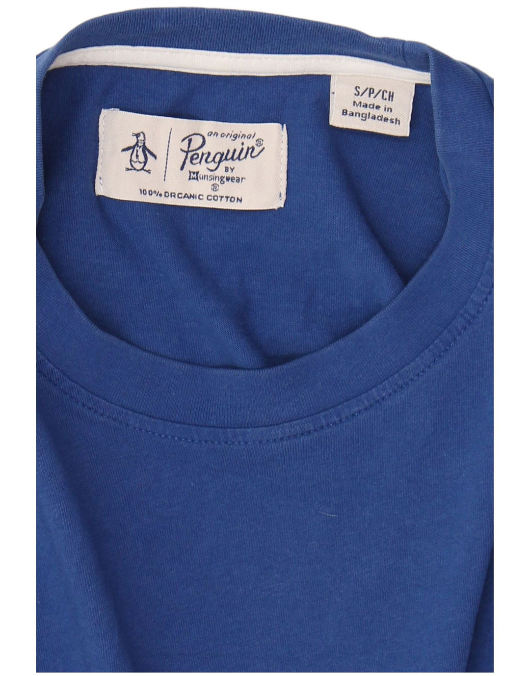 PENGUIN Mens T-Shirt Top Small Blue Cotton