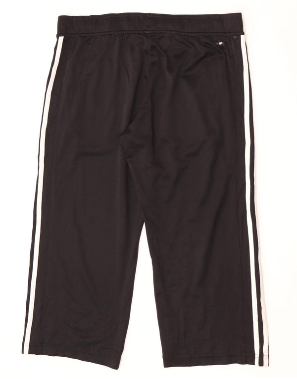Damskie spodnie dresowe Adidas Capri UK 14 Średni czarny poliester