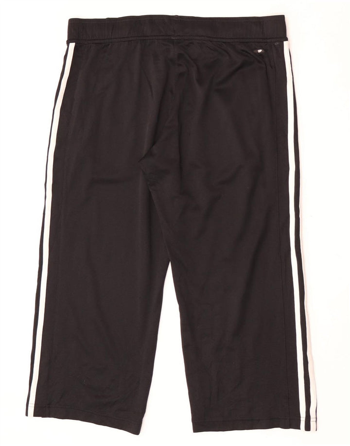Damskie spodnie dresowe Adidas Capri UK 14 Średni czarny poliester