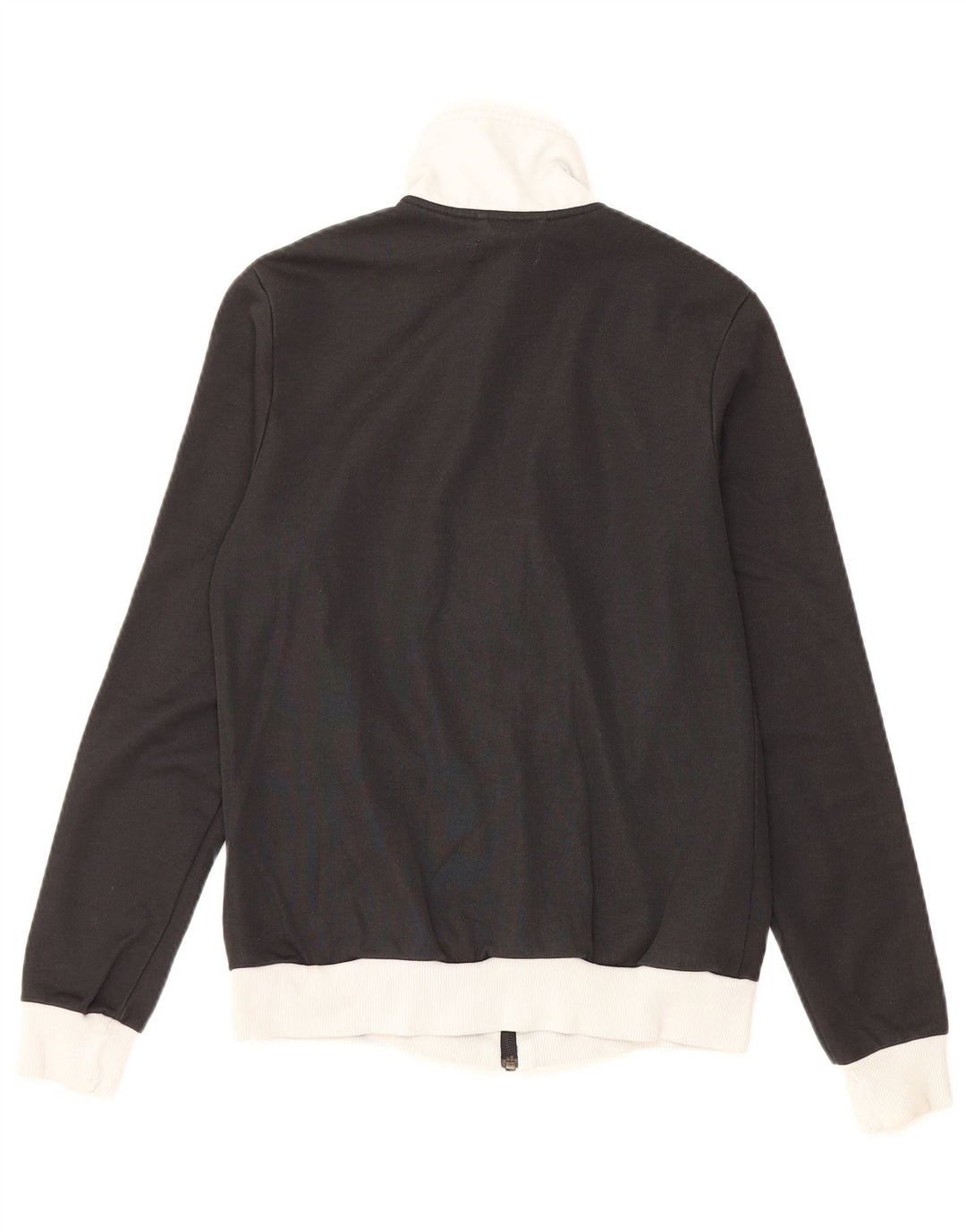 Damska kurtka dresowa ADIDAS EU 36, mała czarna, bawełniana w bloki kolorów