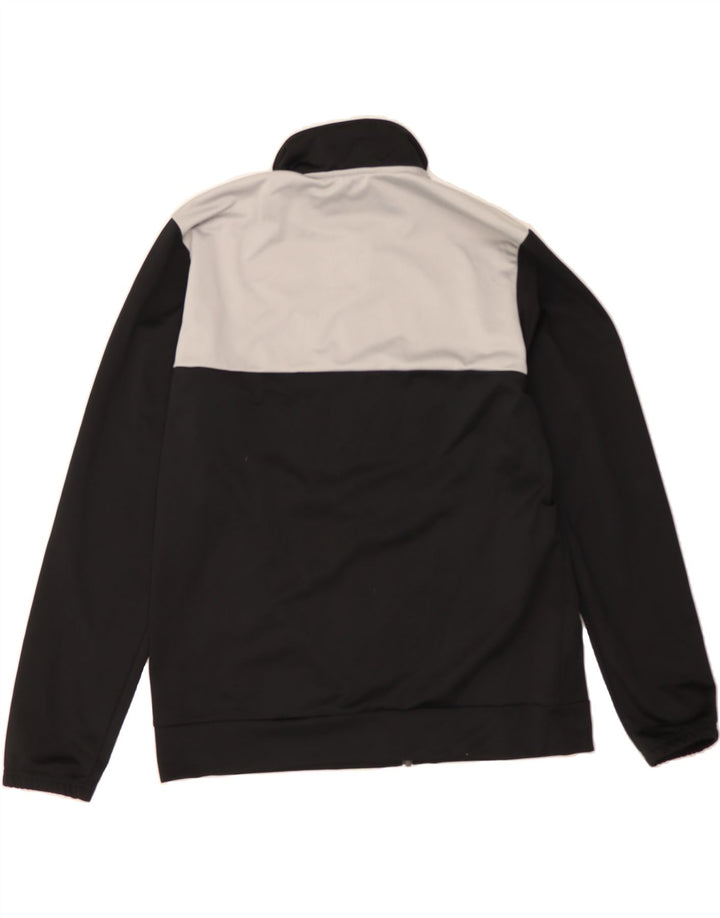 ADIDAS Mens Tracksuit Top Jacket UK 46/48 XL Black Colourblock Polyester Vintage Adidas and Second-Hand Adidas from Messina Hembry 