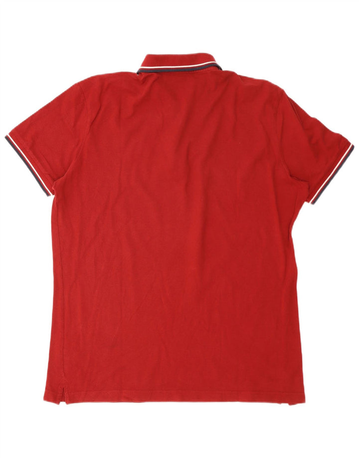 Męska koszulka polo DIADORA 2XL Bordowa bawełna