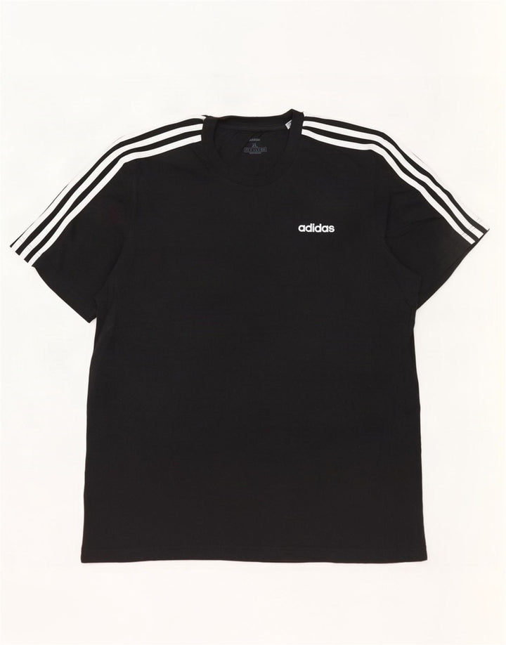Adidas Męska Koszulka Top XL Czarna Bawełna