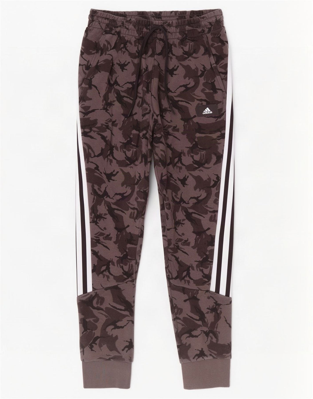 Adidas Męskie spodnie dresowe Joggery Średni szary kamuflaż bawełniany