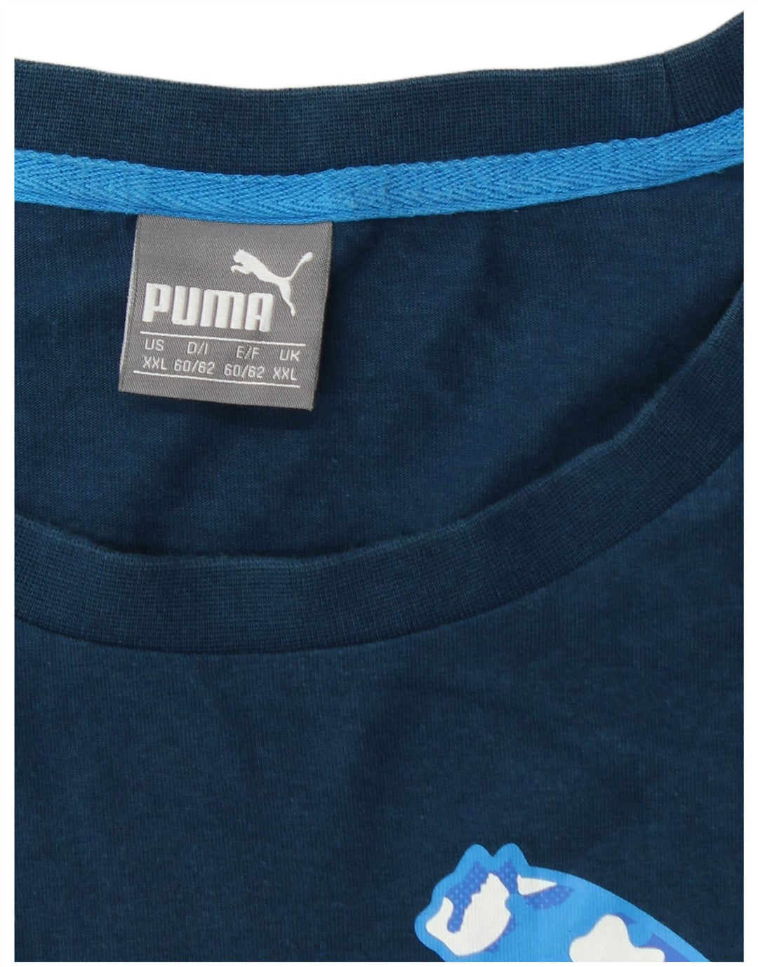 Męski T-shirt z grafiką PUMA Top 2XL Granatowy