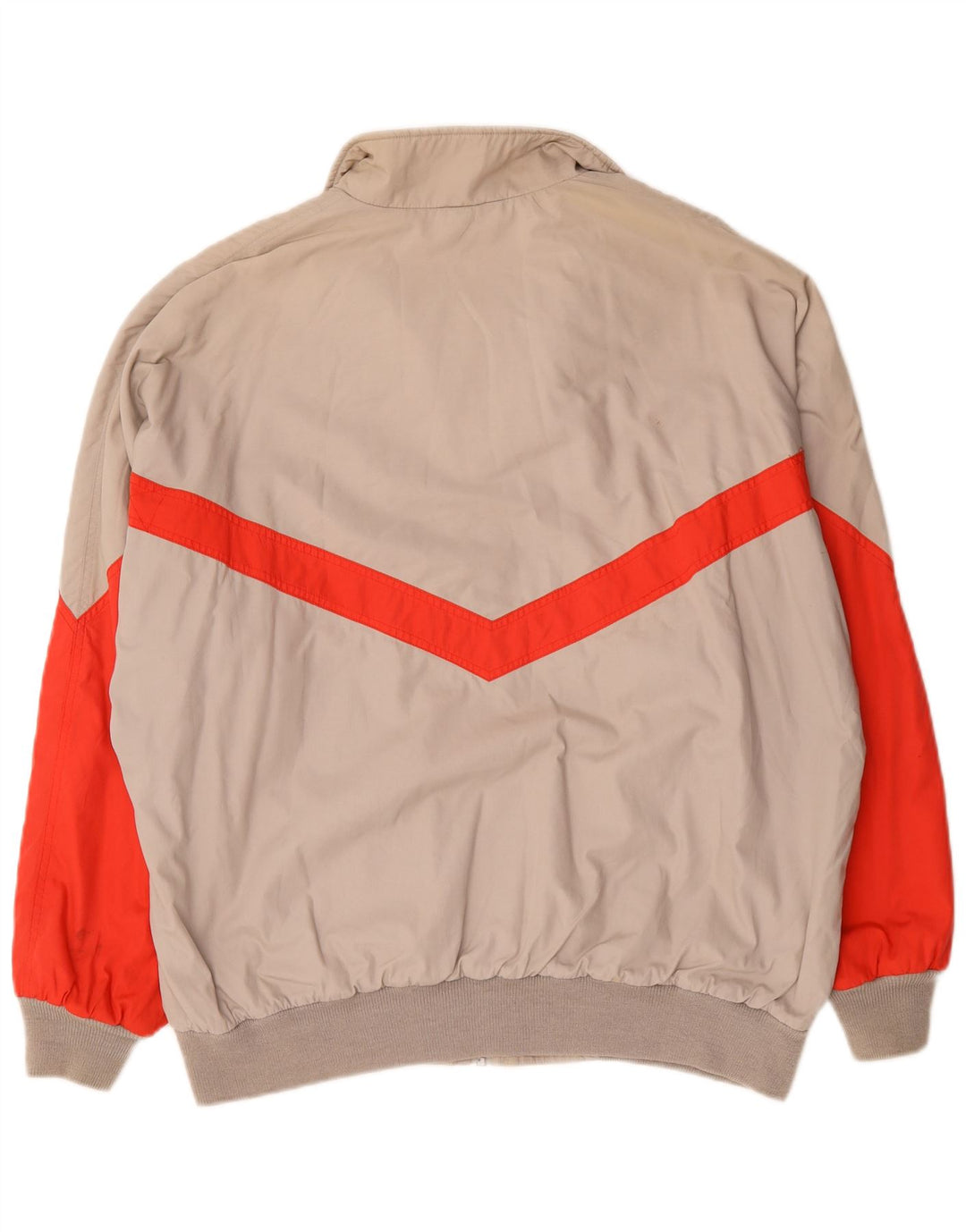 Adidas Męska bluza dresowa IT 54 XL Beżowy poliester z blokami kolorów