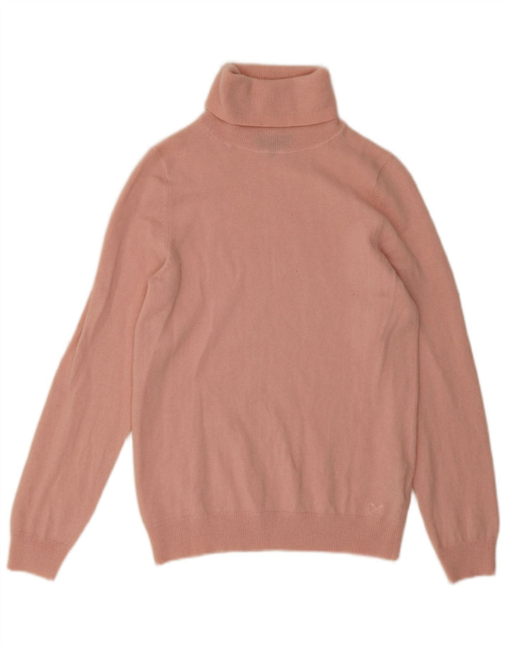Crew Clothing Damski sweter z golfem UK 12, średni róż