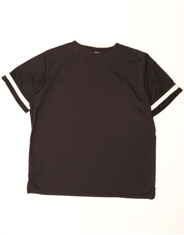 Męski T-shirt ADIDAS Climacool Top 2XL Czarny Poliester