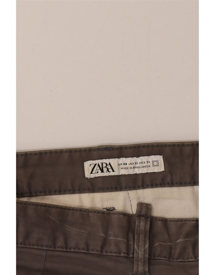 Męskie spodenki chino Zara EU 40 Medium W31 szare