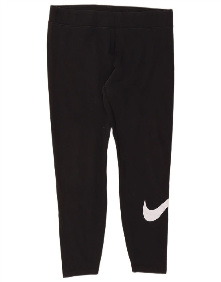 Damskie legginsy Nike Graphic UK 6 XS w kolorze czarnym
